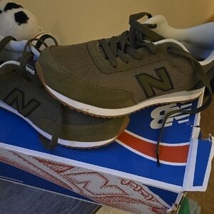 New Balance Olive Green Sneakers